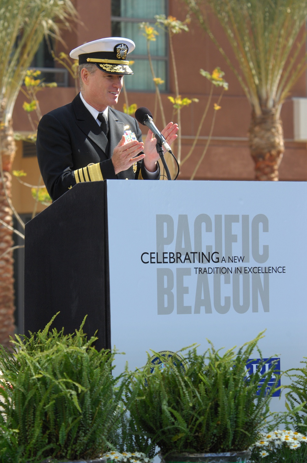 Pacific Beacon dedication ceremony