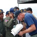 Sonar demonstration aboard USNS Safeguard
