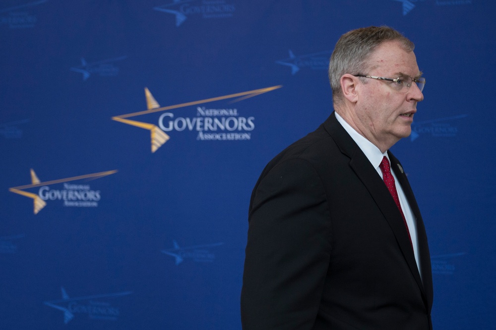 Deputy Secretary of Defense Robert O. Work attends the National Governors Association Council of Governors summer meeting