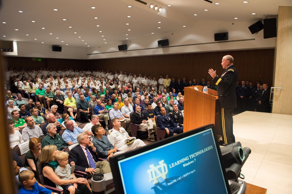 CJCS talks commitment and service