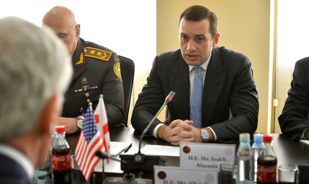 Secretary of defense trip to Georgia