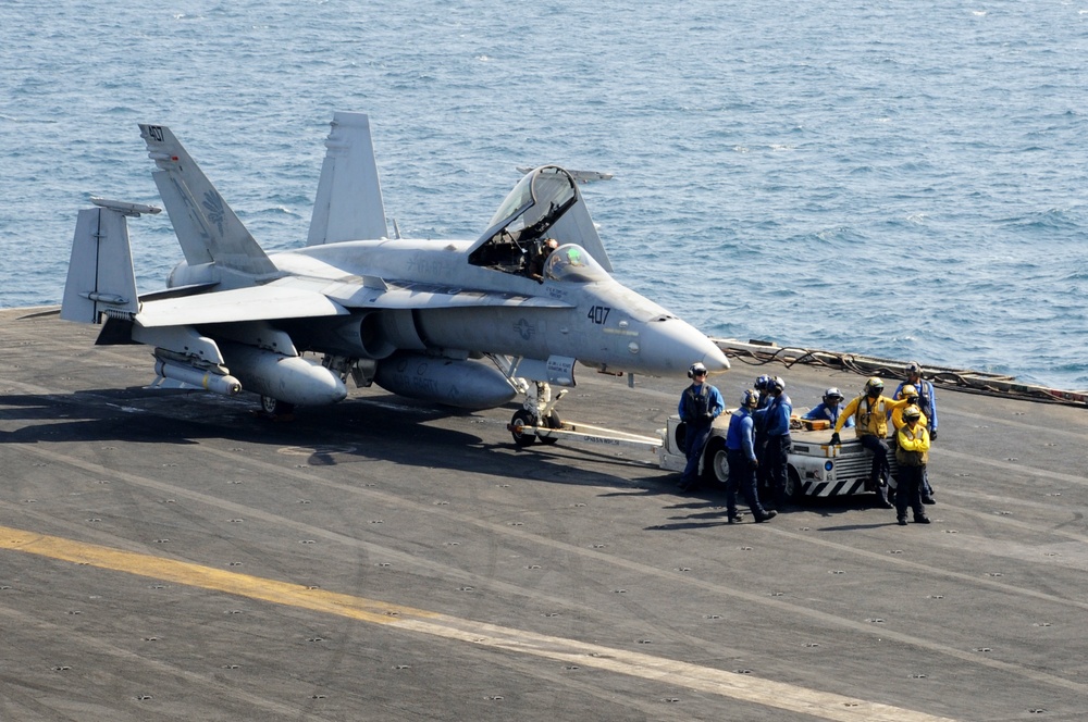 USS George H.W. Bush supports maritime security operations