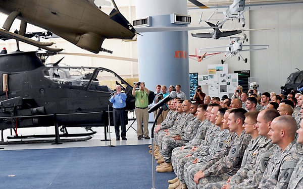 Secretary of Defense Chuck Hagel, meet with 200 Soldiers