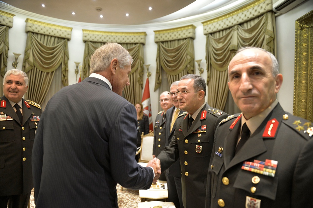 Hagel meeting in Turkey