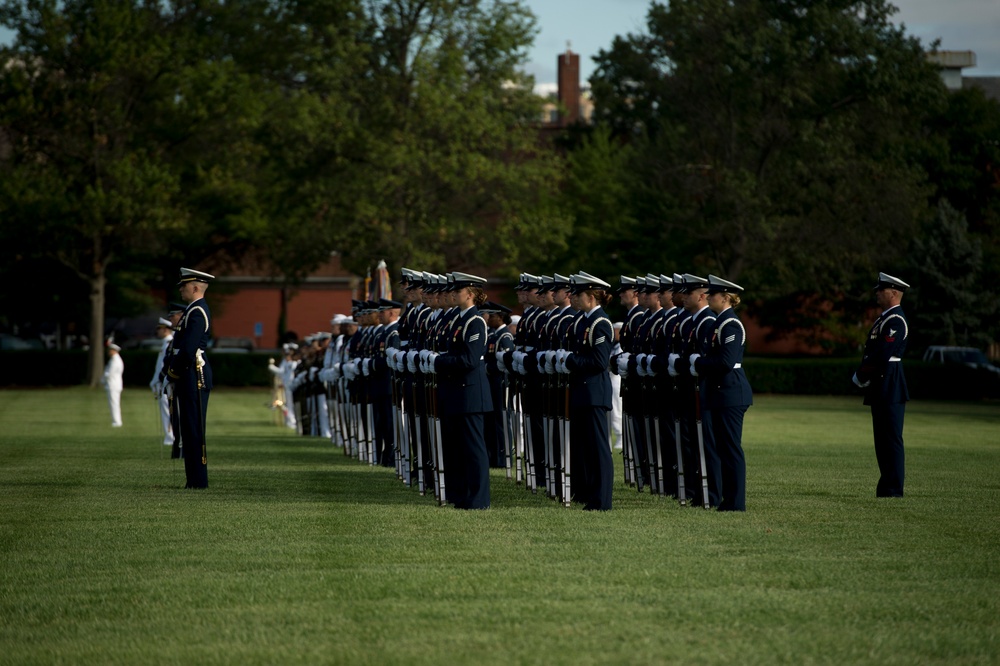 Armed Forces Farewell Tribute in honor of Carl Levin and Howard McKeon