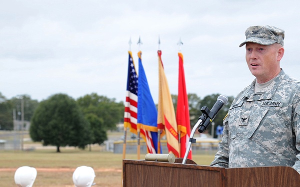 Commissary groundbreaking ceremony