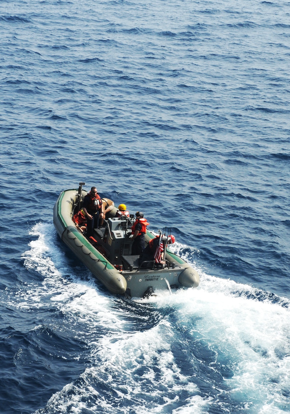 USS George H.W. Bush action