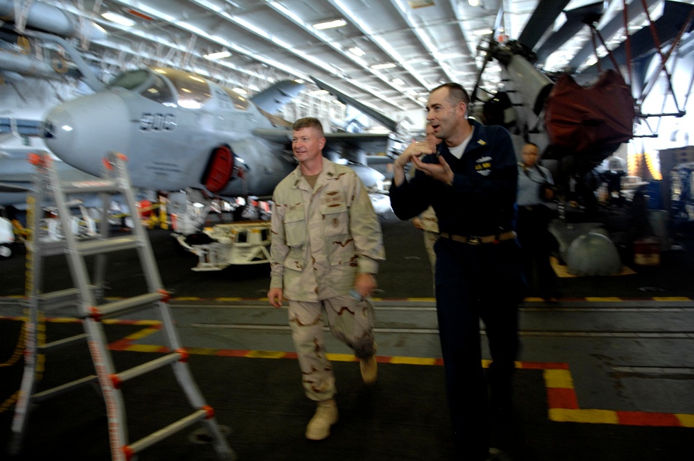 MCPON aboard USS Ronald Reagan