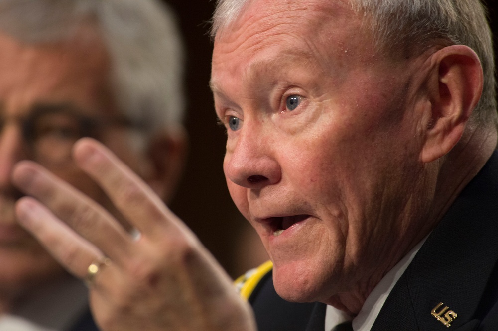 Hagel, Dempsey testify before Senate