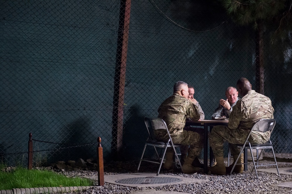 Chairman of the Joint Chiefs of Staff visits Kabul, Afghanistan