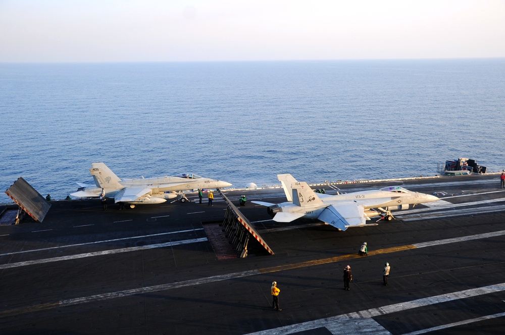 USS George H.W. Bush operations