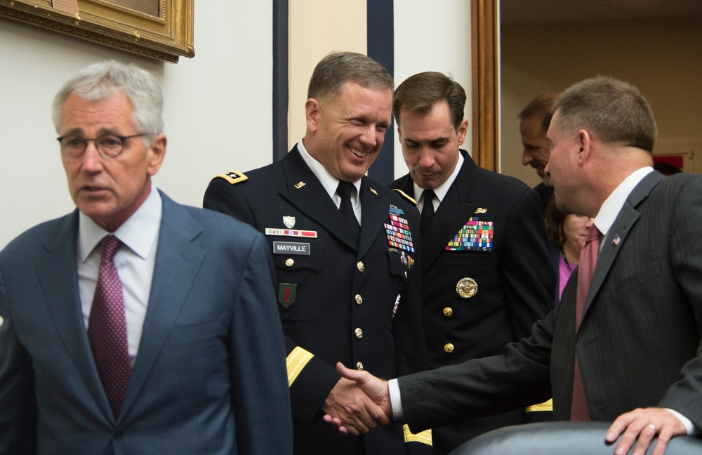 Defense leaders testify before house