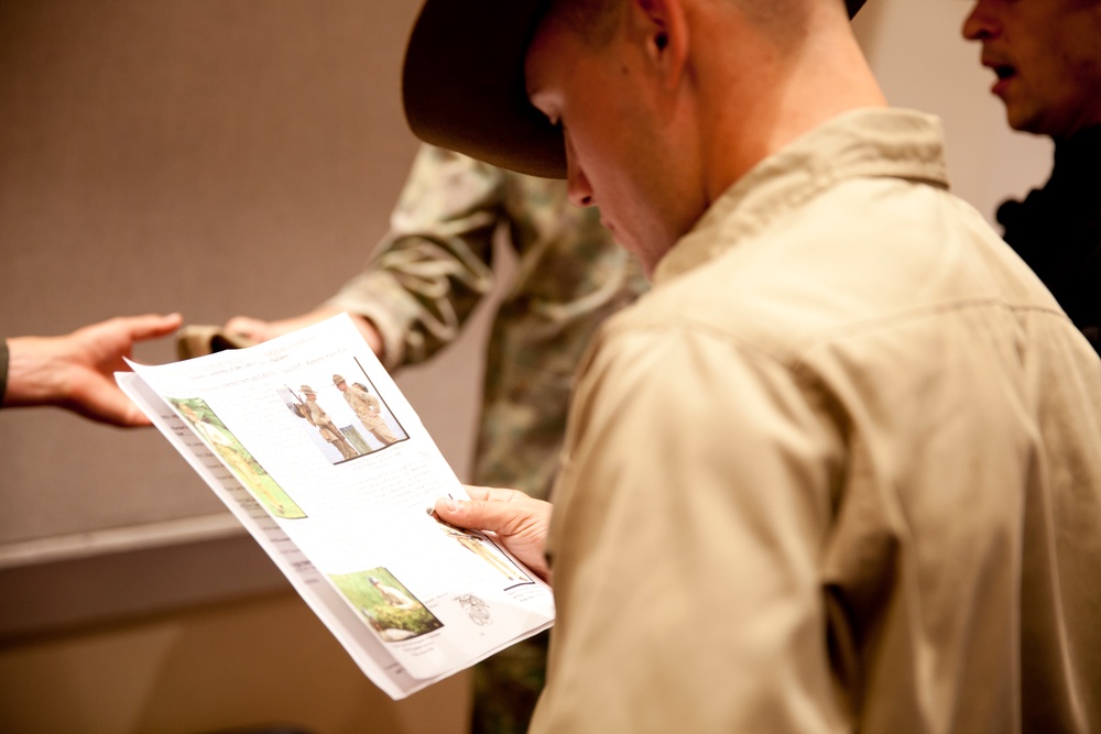 U.S. Marines Participate in Filming of 2014 Birthday Message