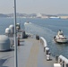 USS Blue Ridge transits in Yokosuka