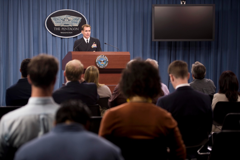 Rear Adm. John Kirby press conference