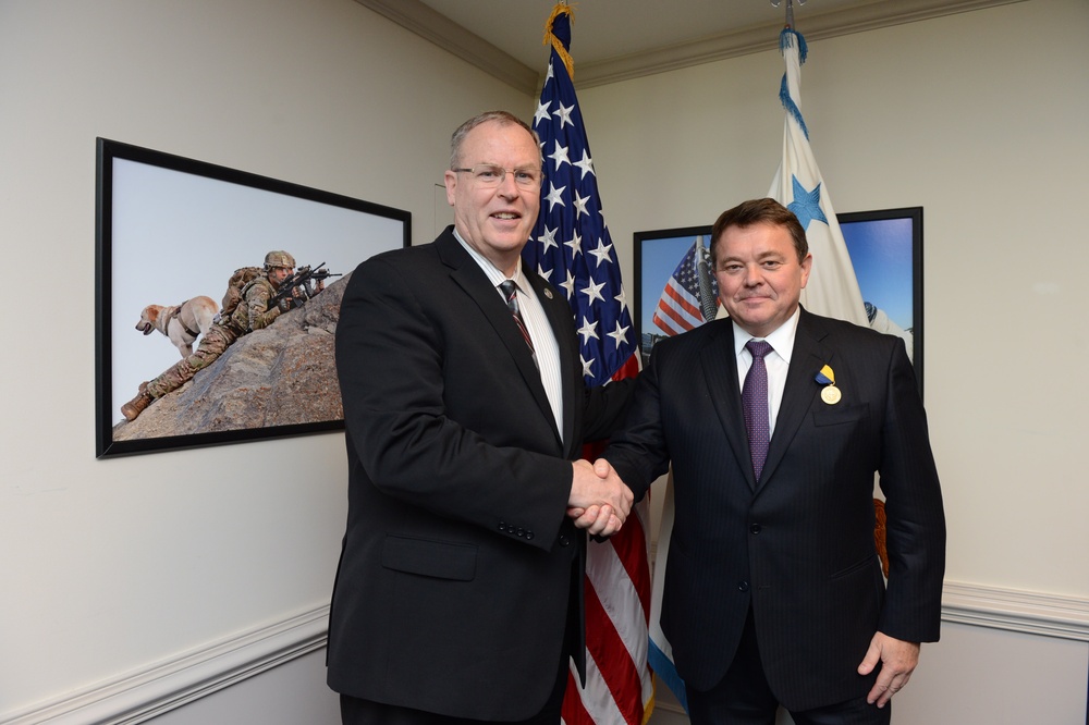 Deputy secretary of defense meets with Norwegian state secretary for defense