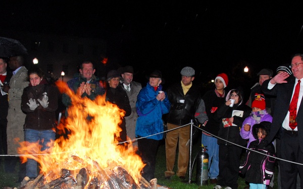 Christmas carols at the Washington Navy Yard