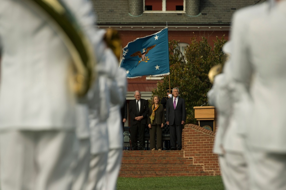 Armed Forces Farewell Tribute in honor of Carl Levin and Howard McKeon