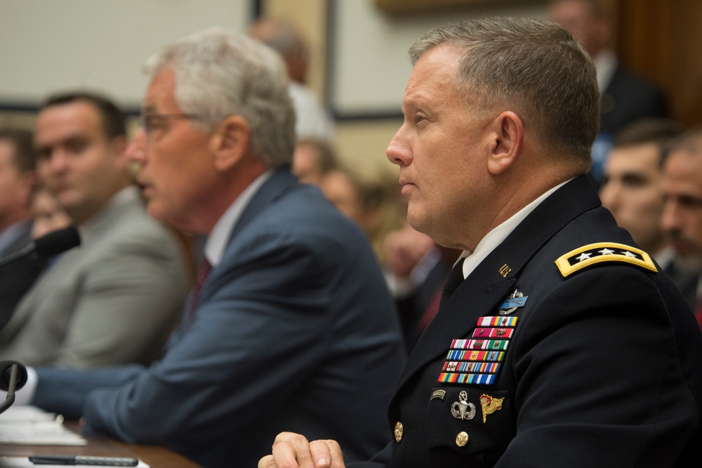 Defense leaders testify before House