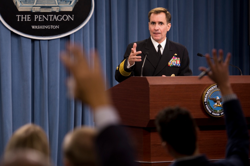 Rear Adm. John Kirby press conference