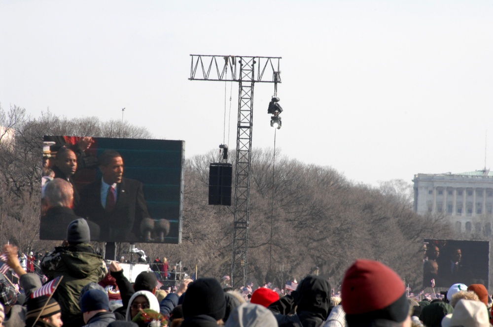 President Barack Obama inauguration ceremony