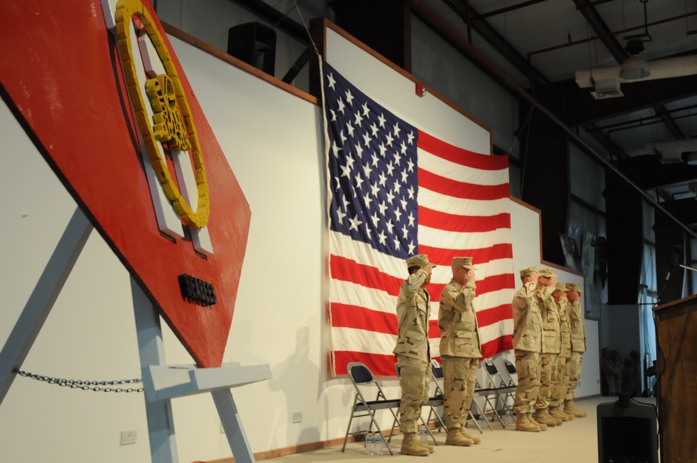 Change of command ceremony