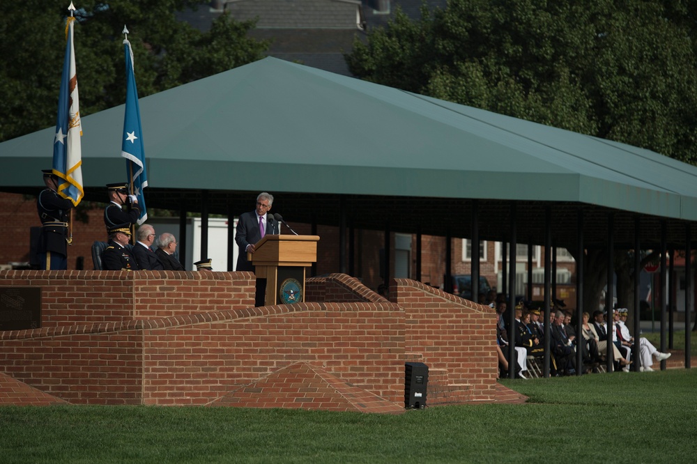 Armed forces farewell tribute in honor of Carl Levin and Howard McKeon