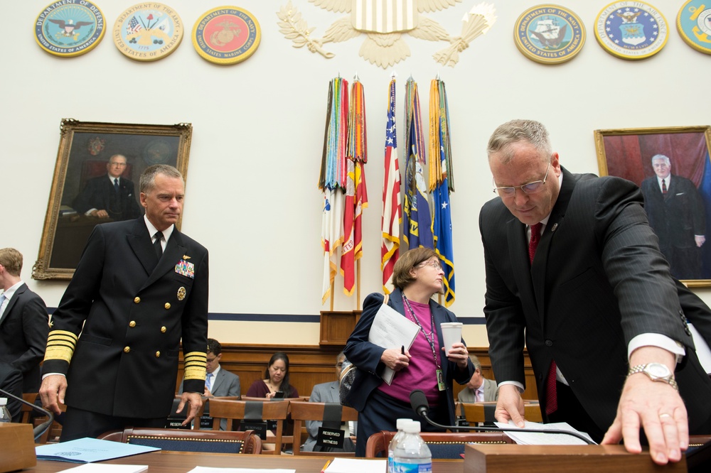 Defense leaders testify before House