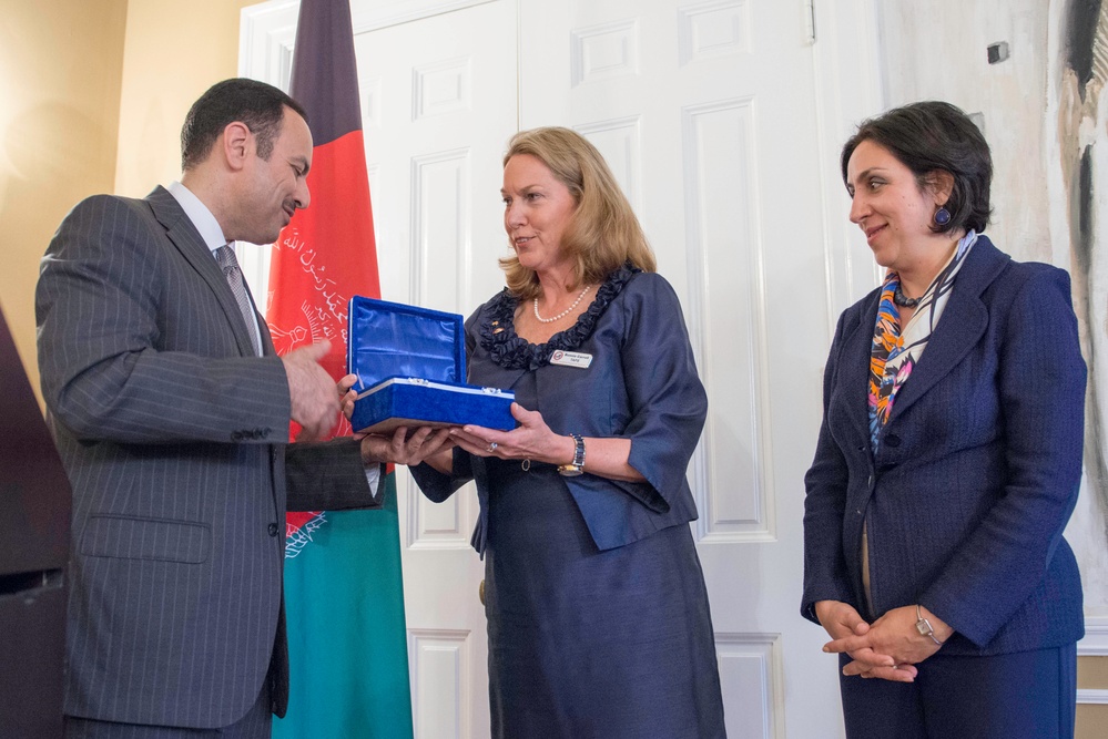 Afghan ambassador honors US military killed in Afghanistan