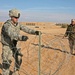 Soldiers reinforce the first line of defense