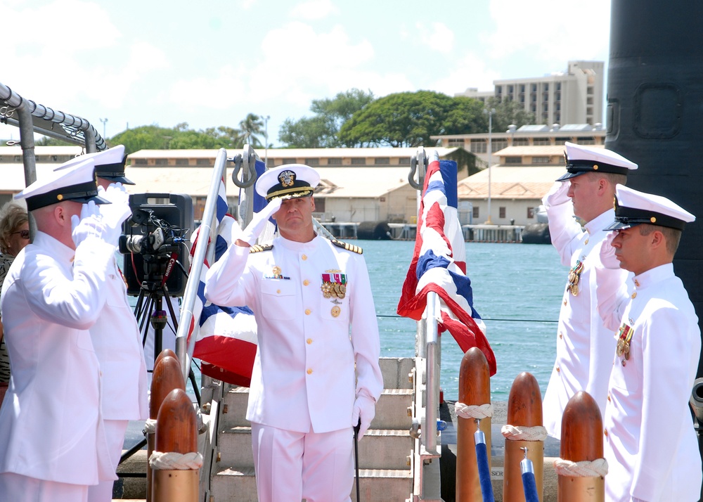 Change of command ceremony