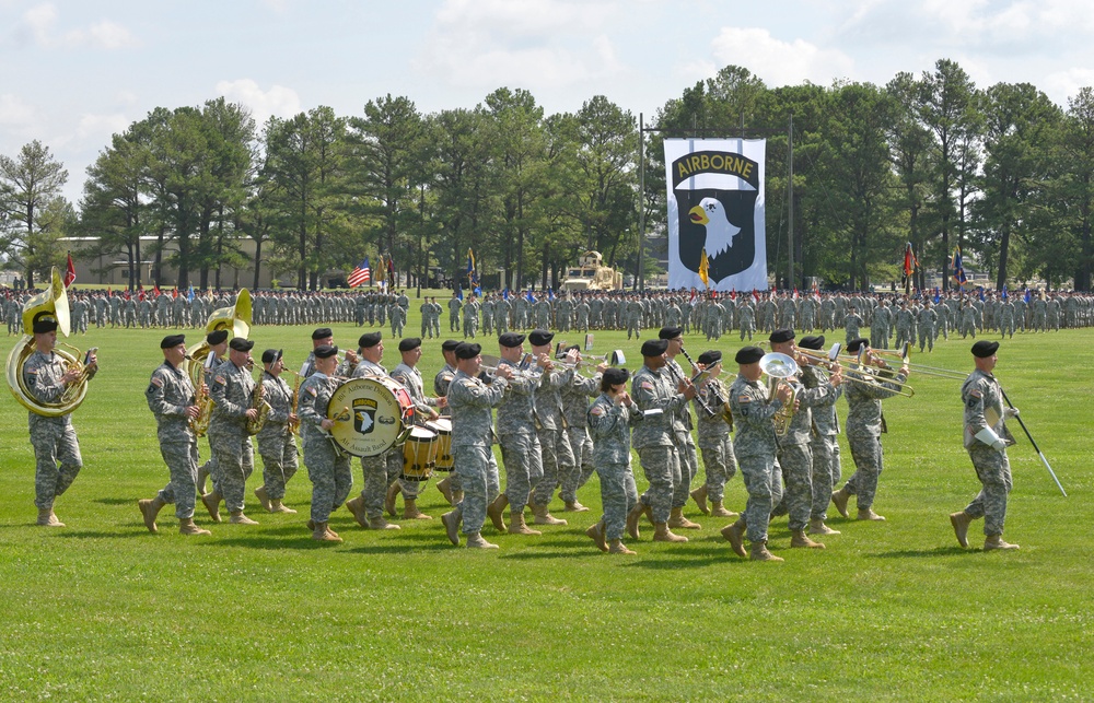 Division change of command ceremony