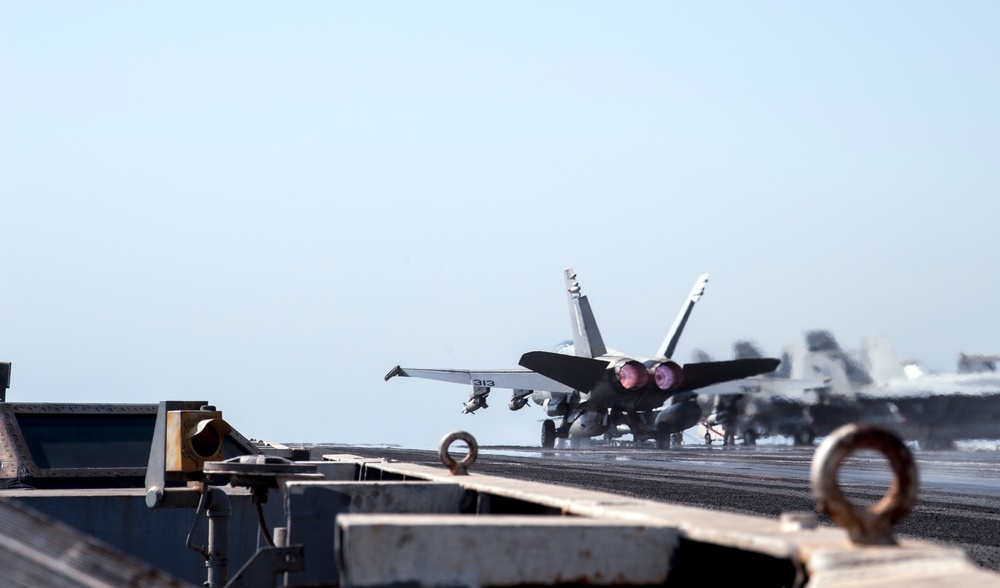 USS George H.W. Bush flight operations