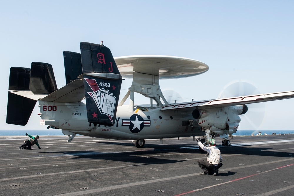 USS George H.W. Bush action