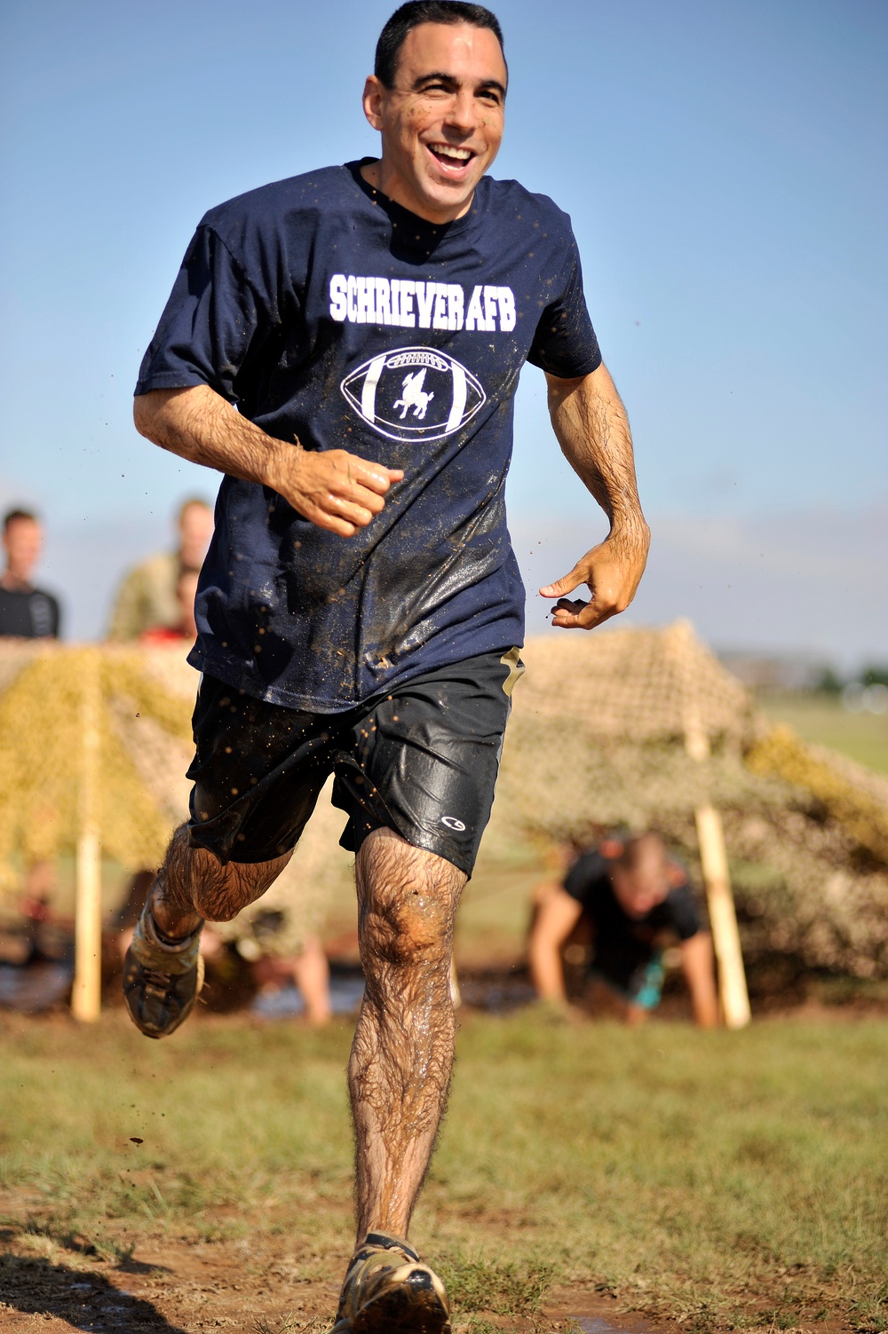 Obstacle course during Schriever Week