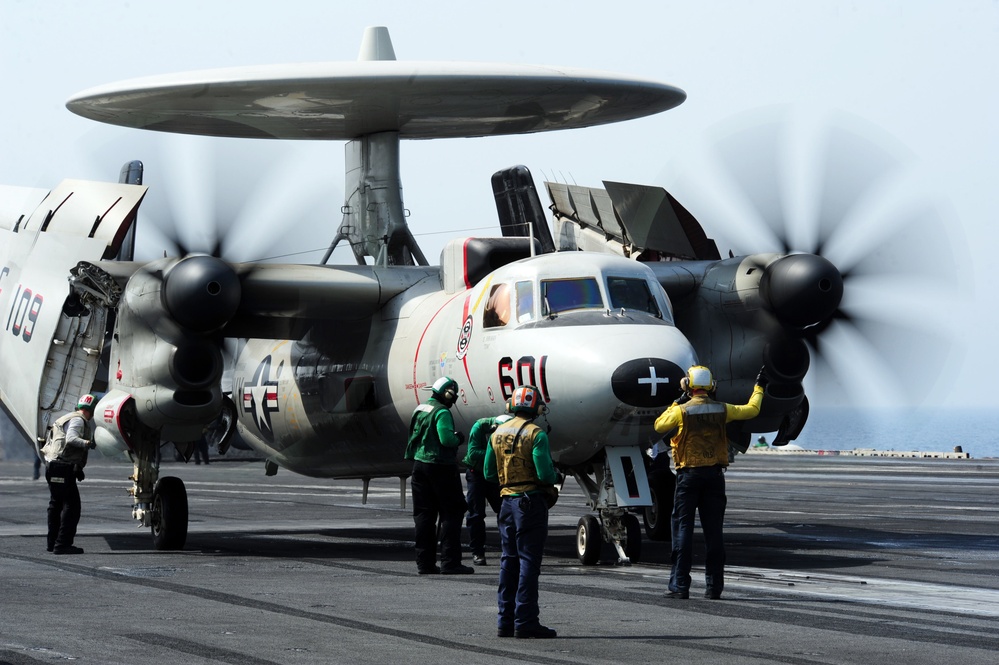 USS George H.W. Bush action