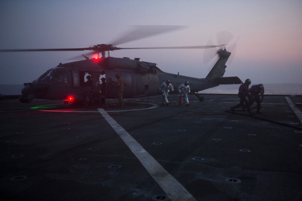 USS Germantown operations