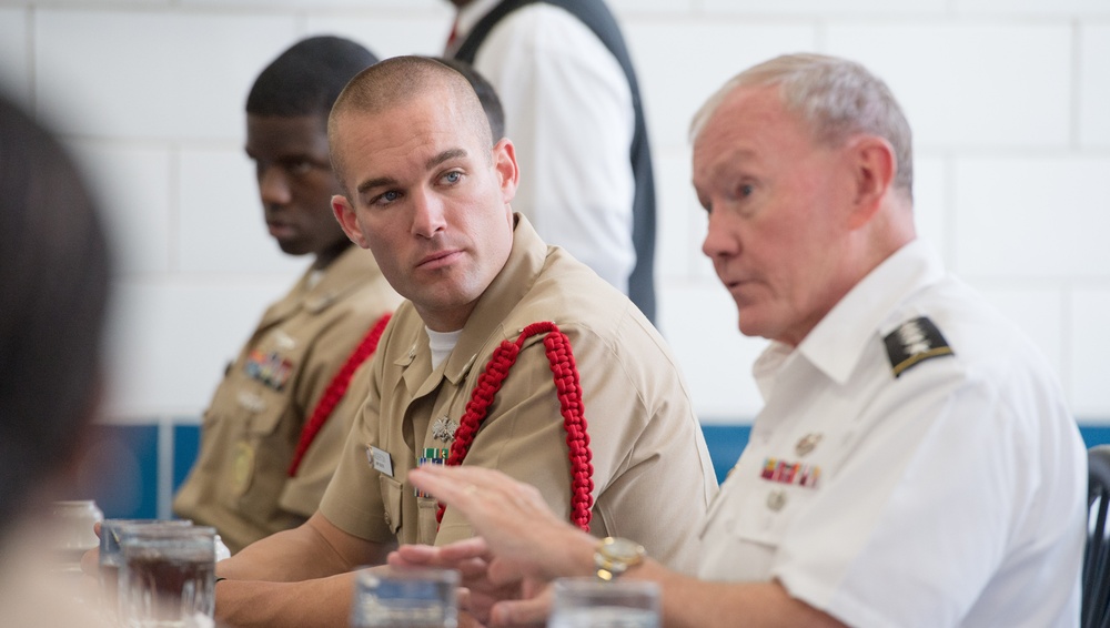 CJCS visits the Navy's boot camp