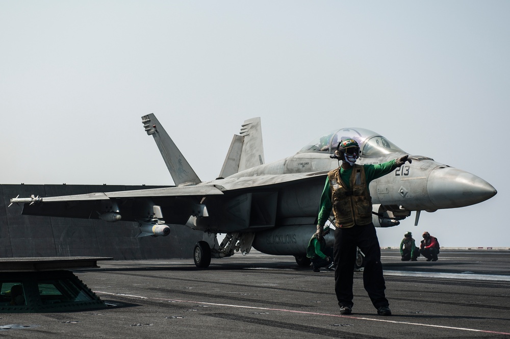 USS George H.W. Bush flight operations