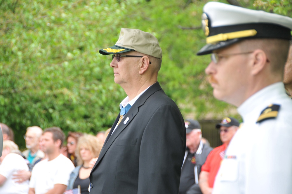 Conclusion of a Memorial Day ceremony