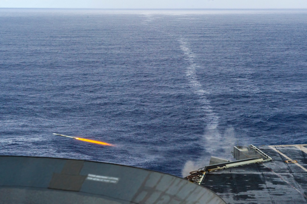 USS George Washington live-fire exercise