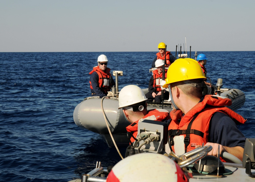 USS Ramage training