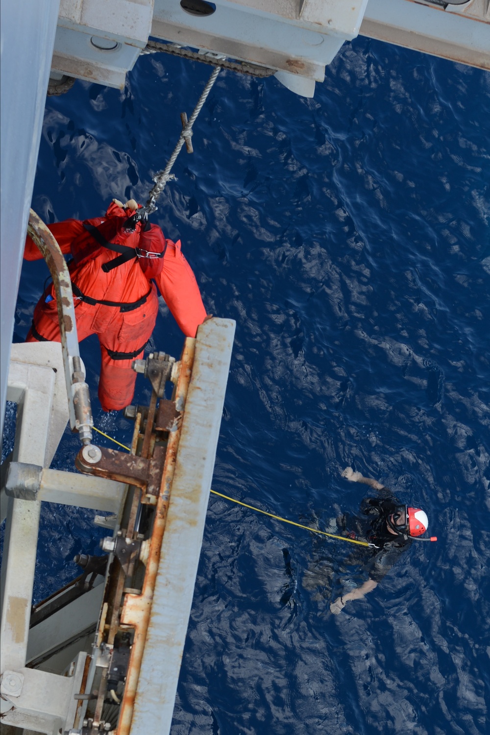 Man overboard drill