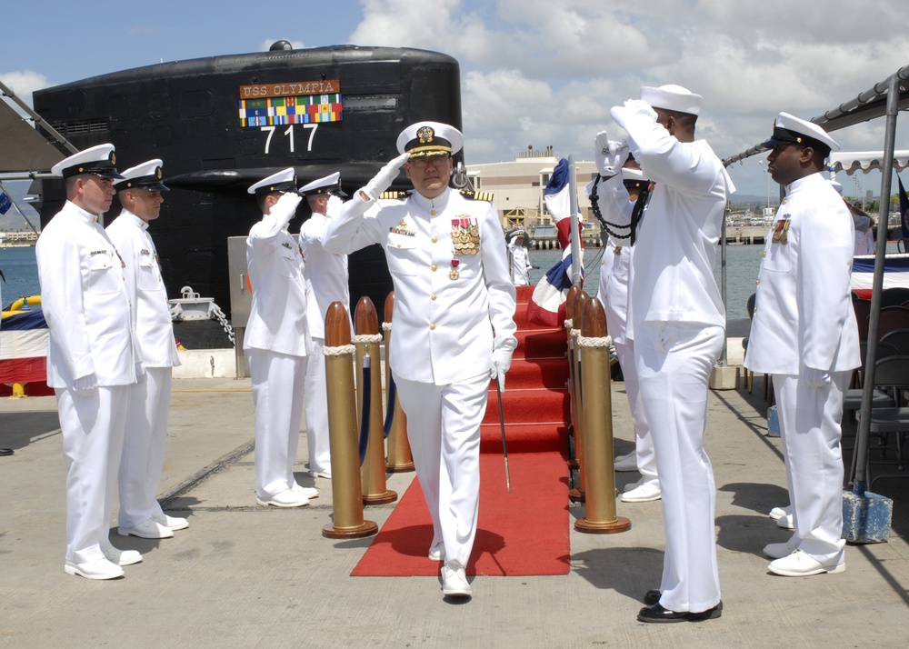 Change of command ceremony