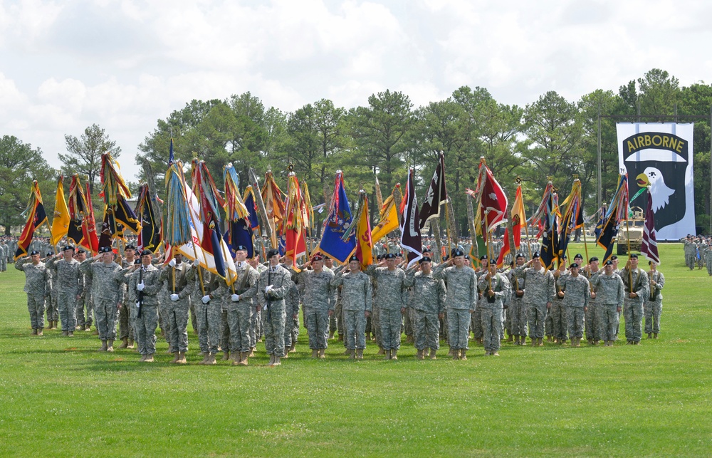 Division change of command ceremony
