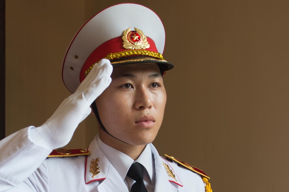 Vietnamese honor guard