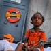 Somali child aboard USS Lake Champlain after rescue