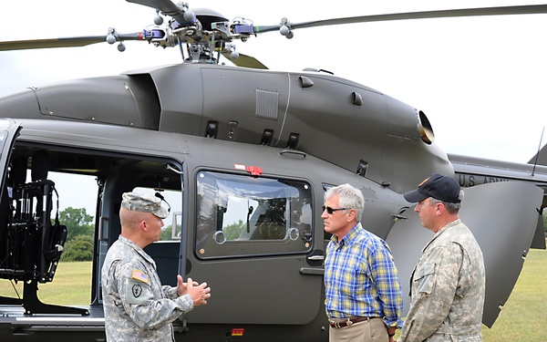 Hagel visit to Fort Rucker