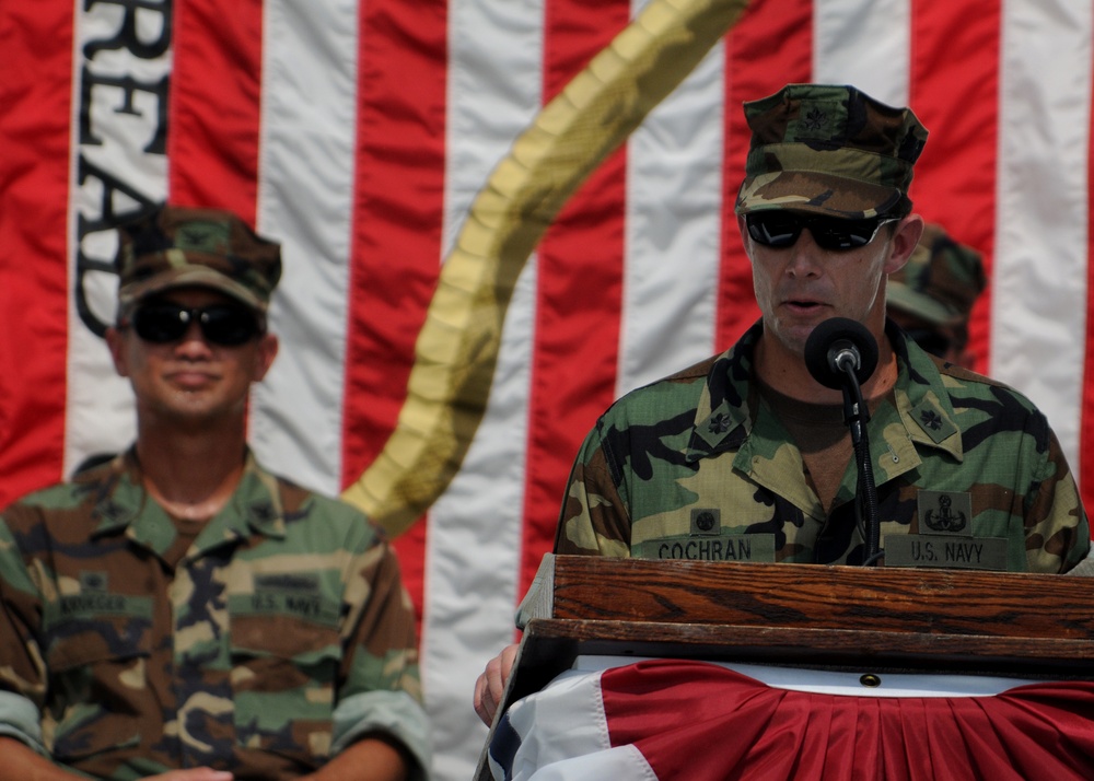 Change of command ceremony