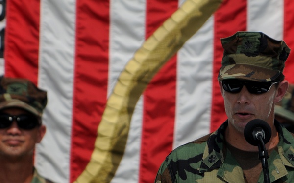 Change of command ceremony